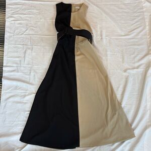 Calvin Klein sleeveless belted dress